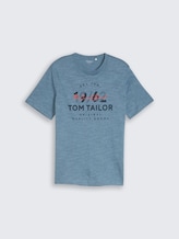 T-shirt avec logo imprimé - spring blue navy injected - Vue de face du produit