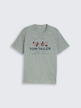 T-shirt avec logo imprimé - green navy injected - Vue de face du produit