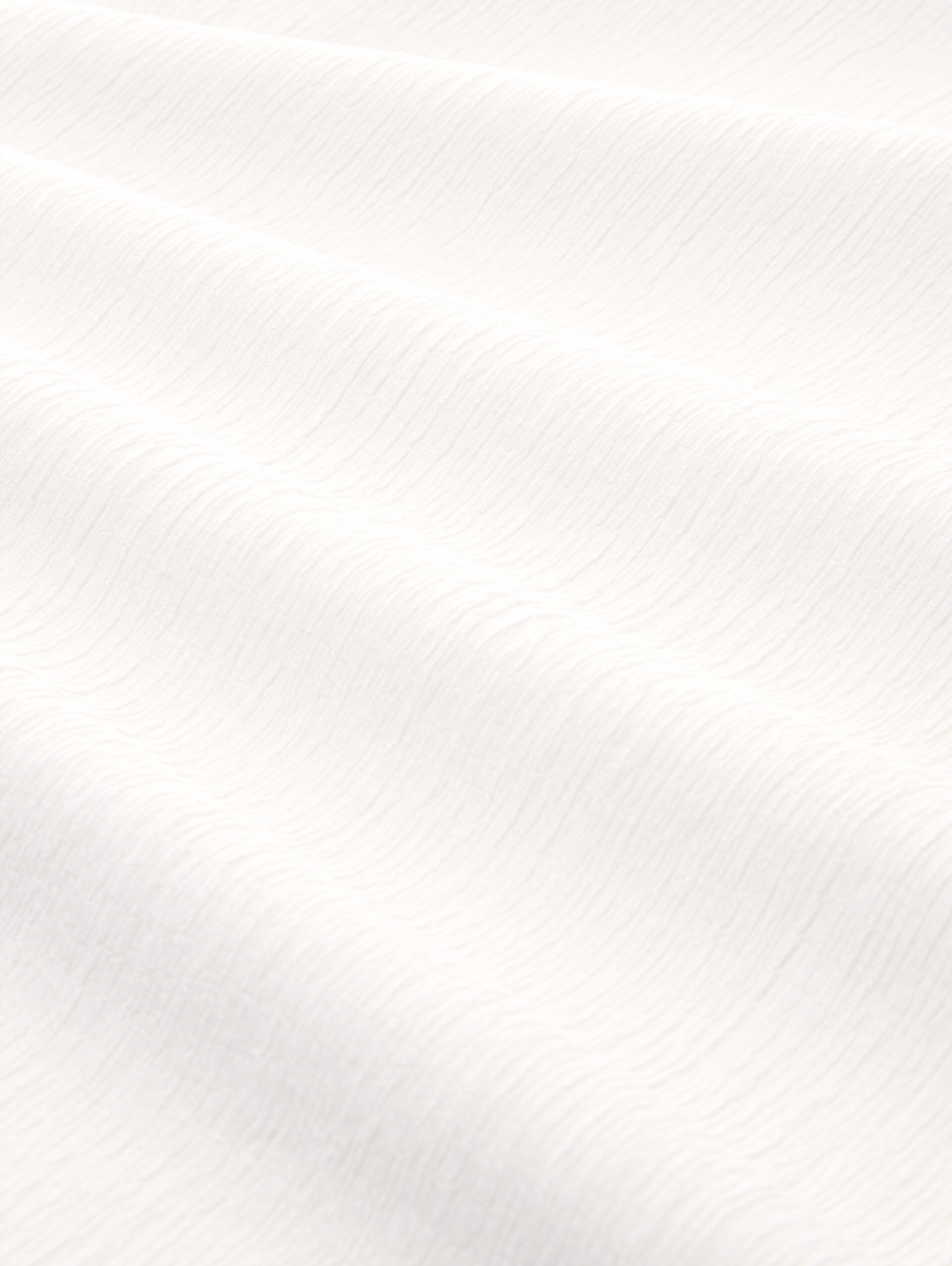 T-Shirt im Material-Mix - Whisper White - Material-Ansicht