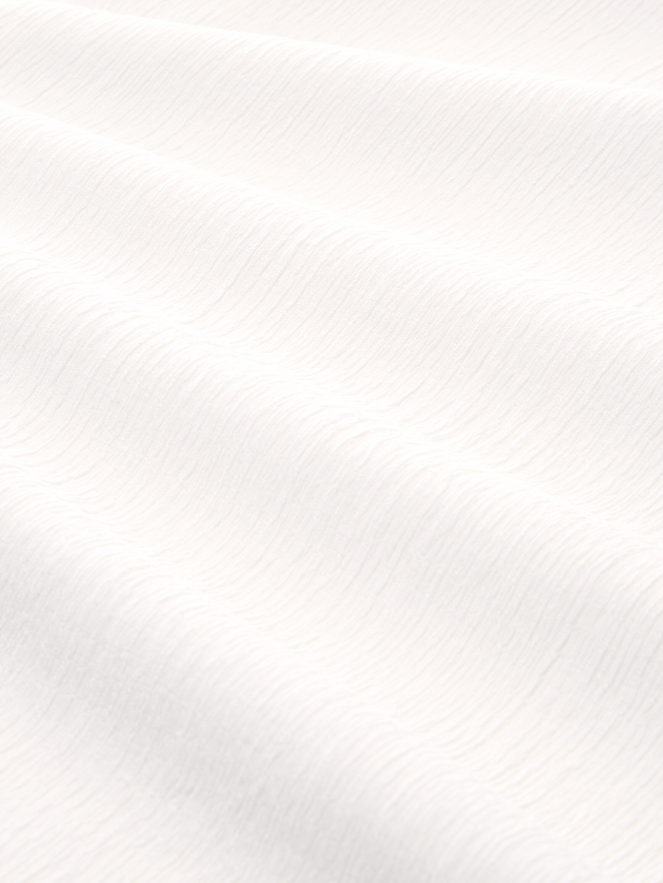 T-Shirt im Material-Mix - Whisper White - Material-Ansicht