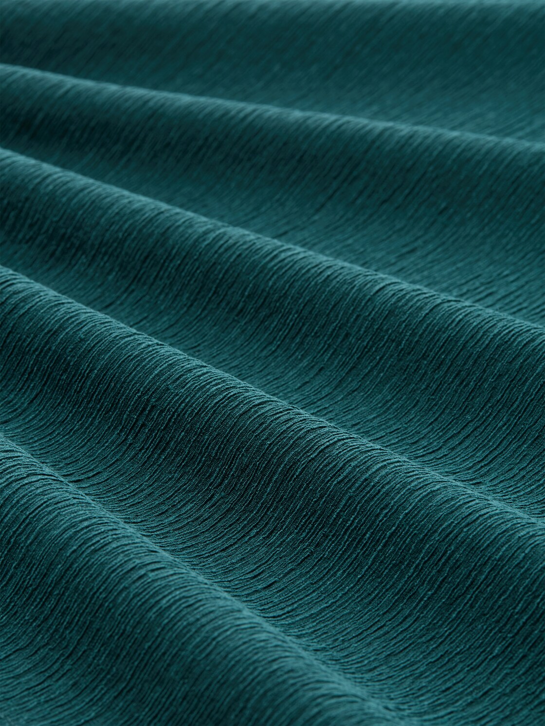 T-Shirt im Material-Mix - Deep Meadow Green - Material-Ansicht