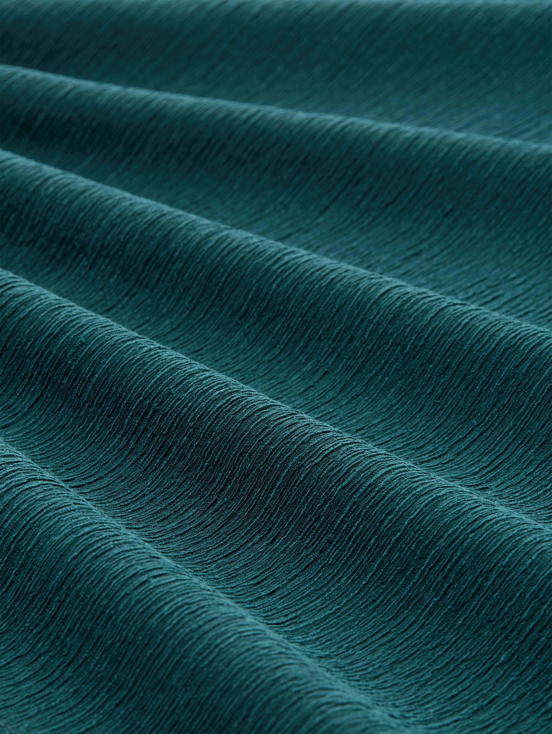 T-Shirt im Material-Mix - Deep Meadow Green - Material-Ansicht