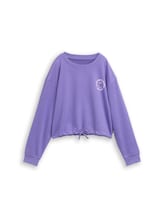 Non sélectionné, Sweat-shirt croisé avec imprimé par , violet