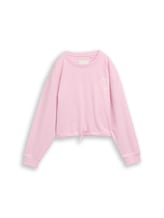 Sélectionné, Sweat-shirt croisé avec imprimé par Tom Tailor, rose