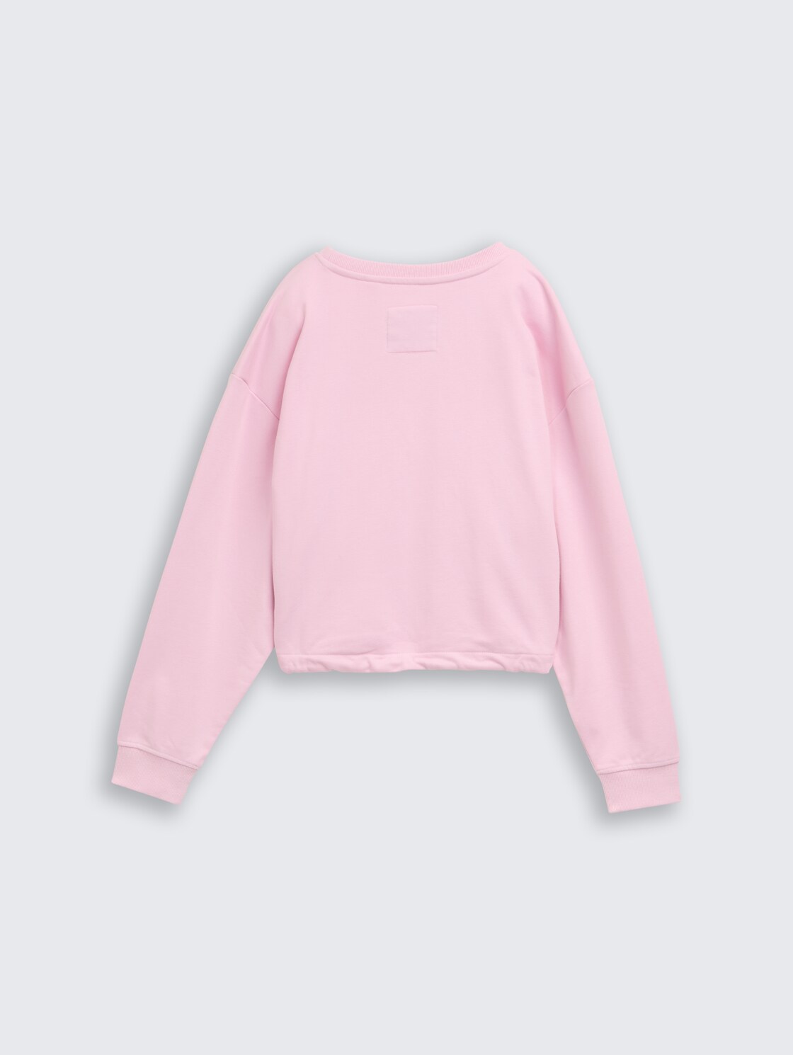 Cropped Sweatshirt mit Print - cold pink