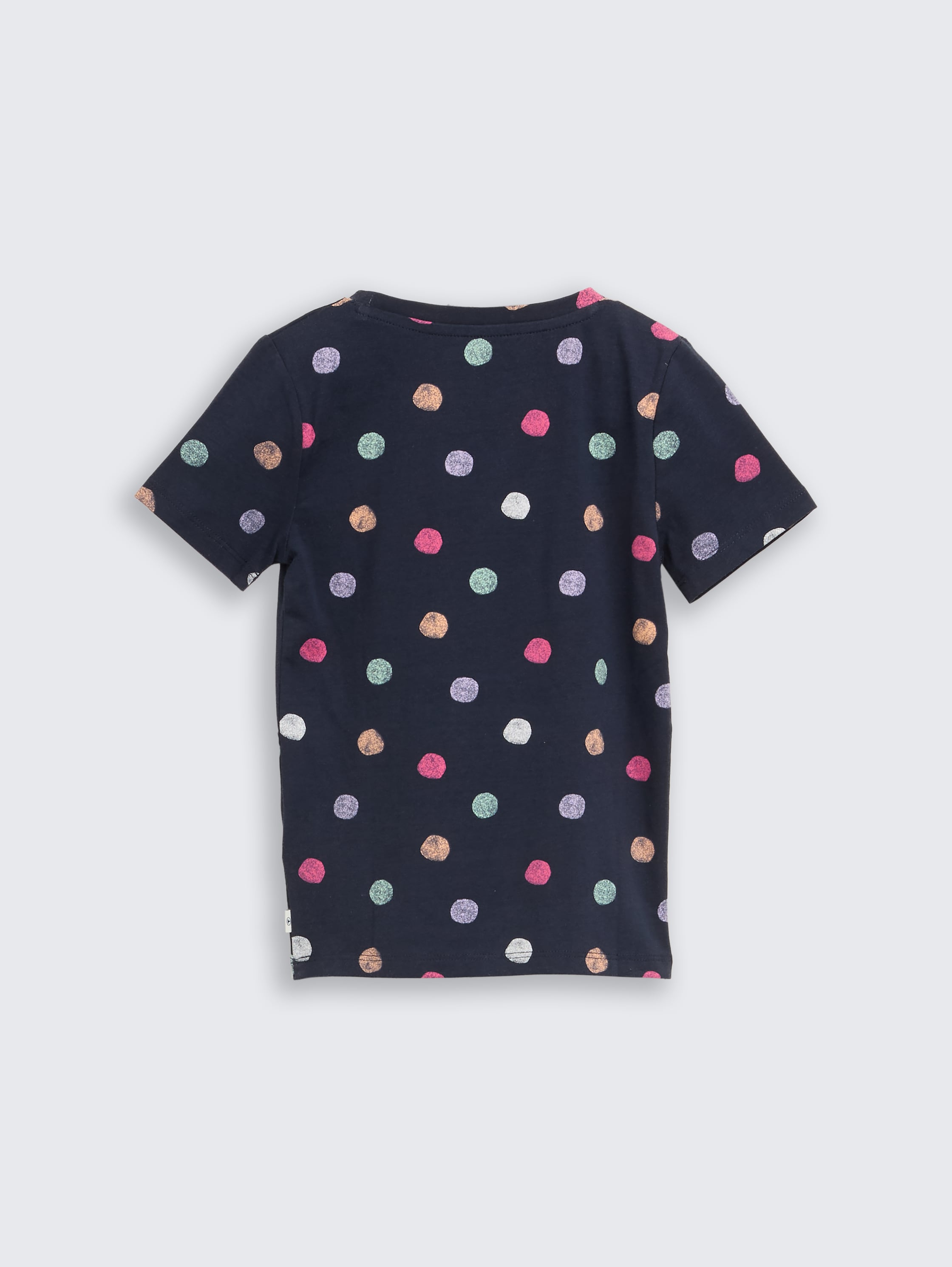 T-shirt met patroon - dark blue multicolor dot