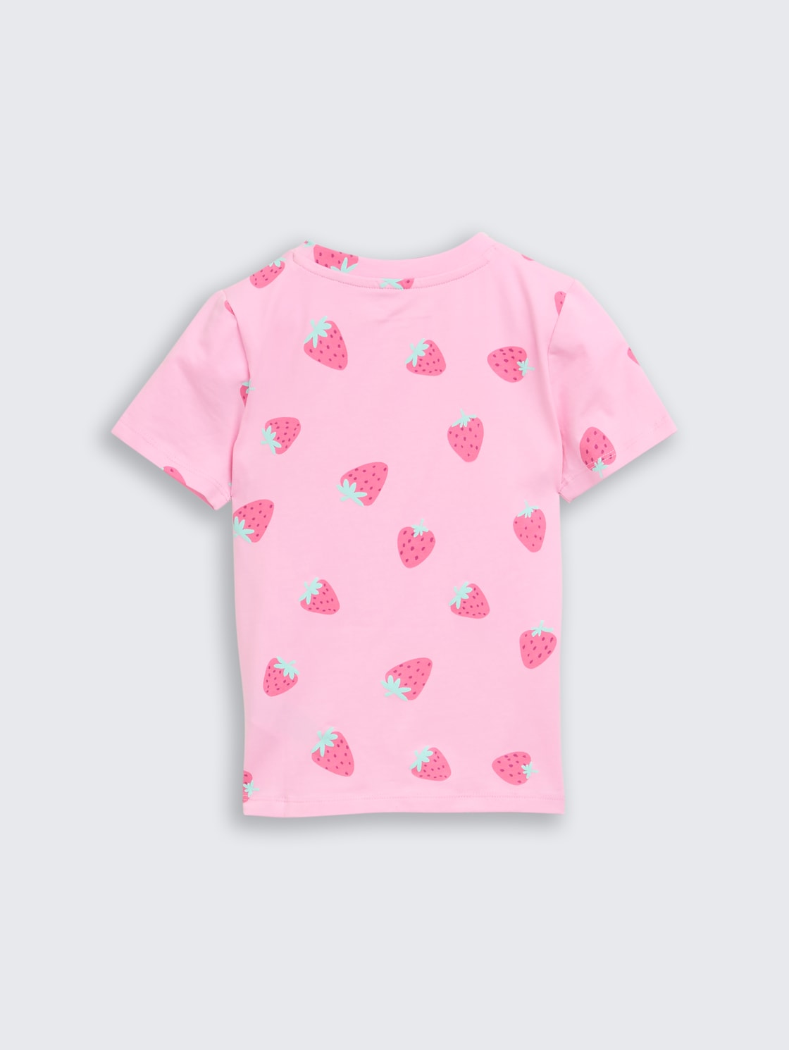 T-Shirt mit Muster - big pink strawberry print