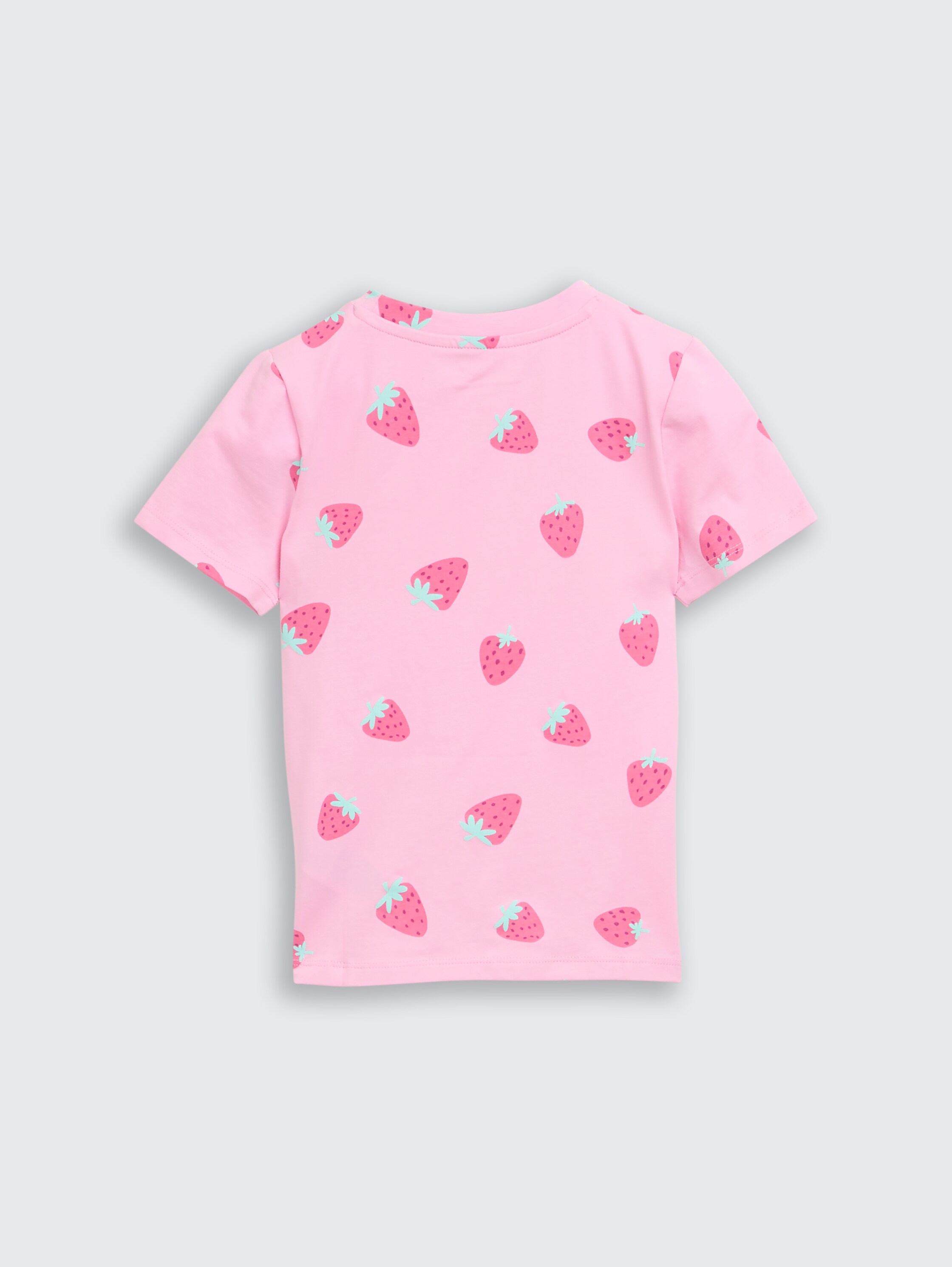 T-shirt met patroon - big pink strawberry print