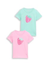 Sélectionné, Lot de 2 t-shirts par Tom Tailor, verdoyant