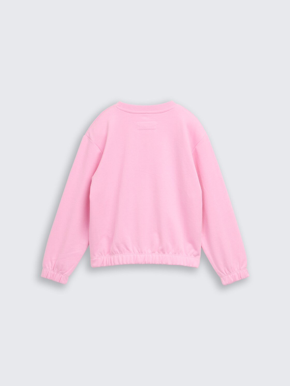 Cropped Sweatshirt mit Stickerei - lovely pink
