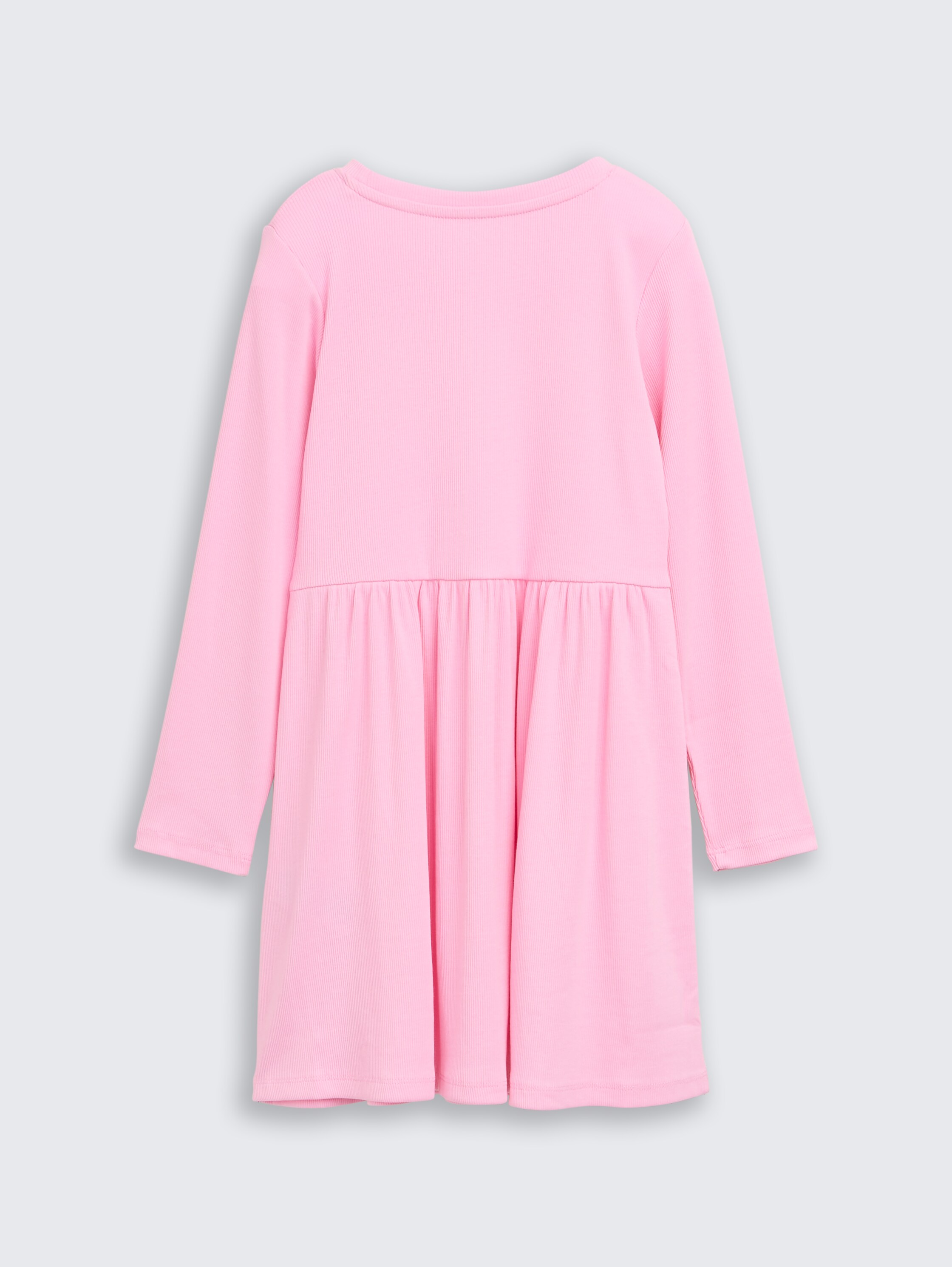 Mini-Kleid mit Rippstruktur - lovely_pink - 