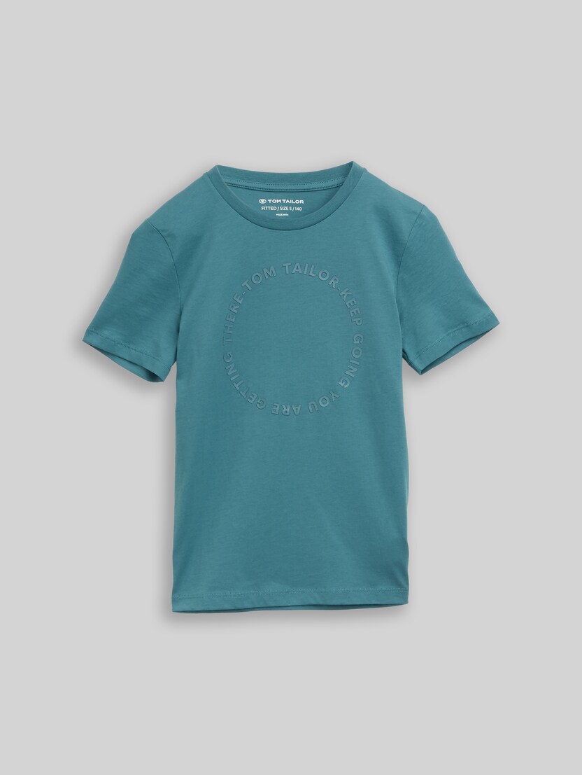 Slim Fit T-Shirt von Teen Boys, Pastel Teal