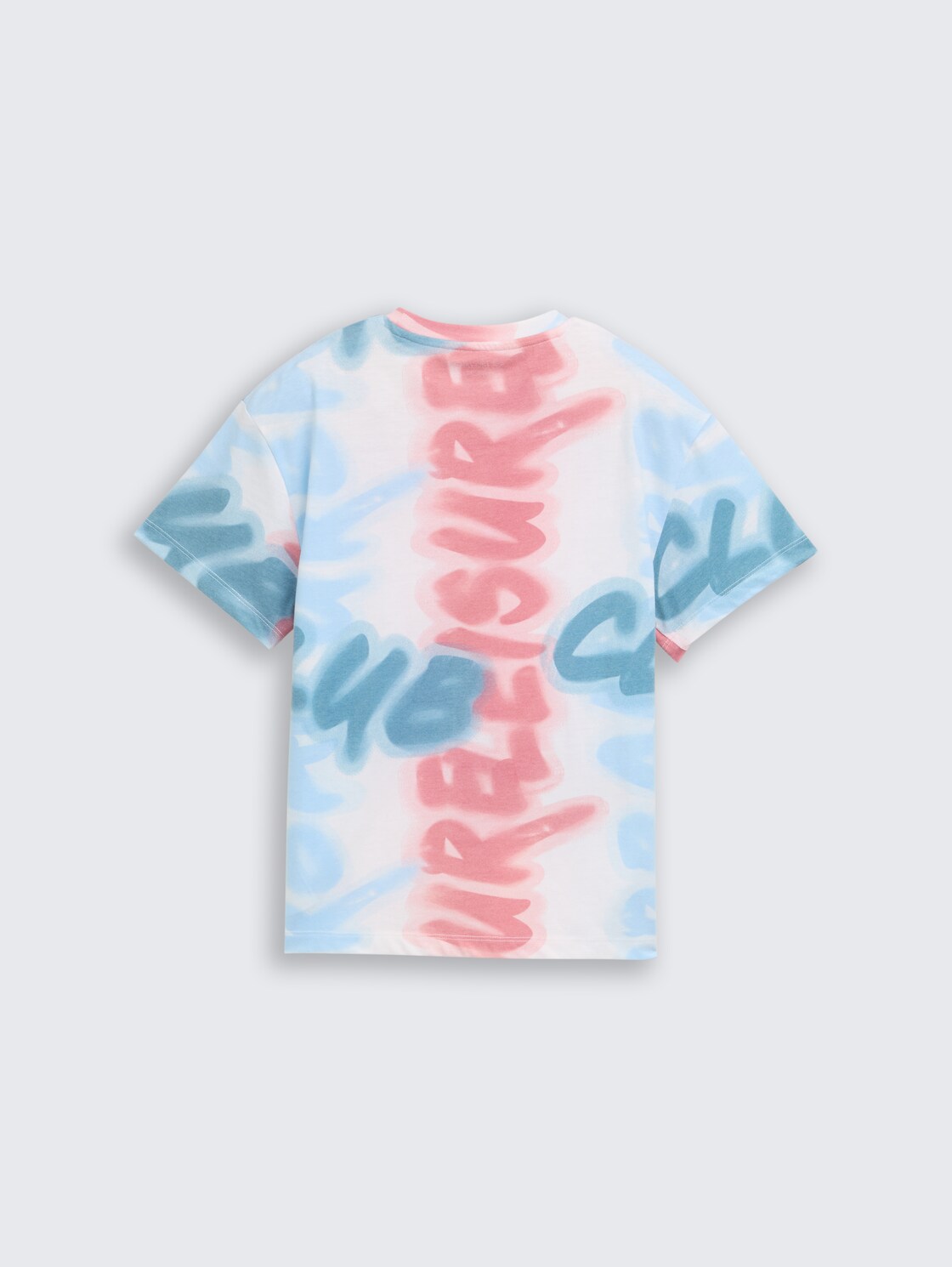 Oversize T-Shirt mit Muster - blurred wording design