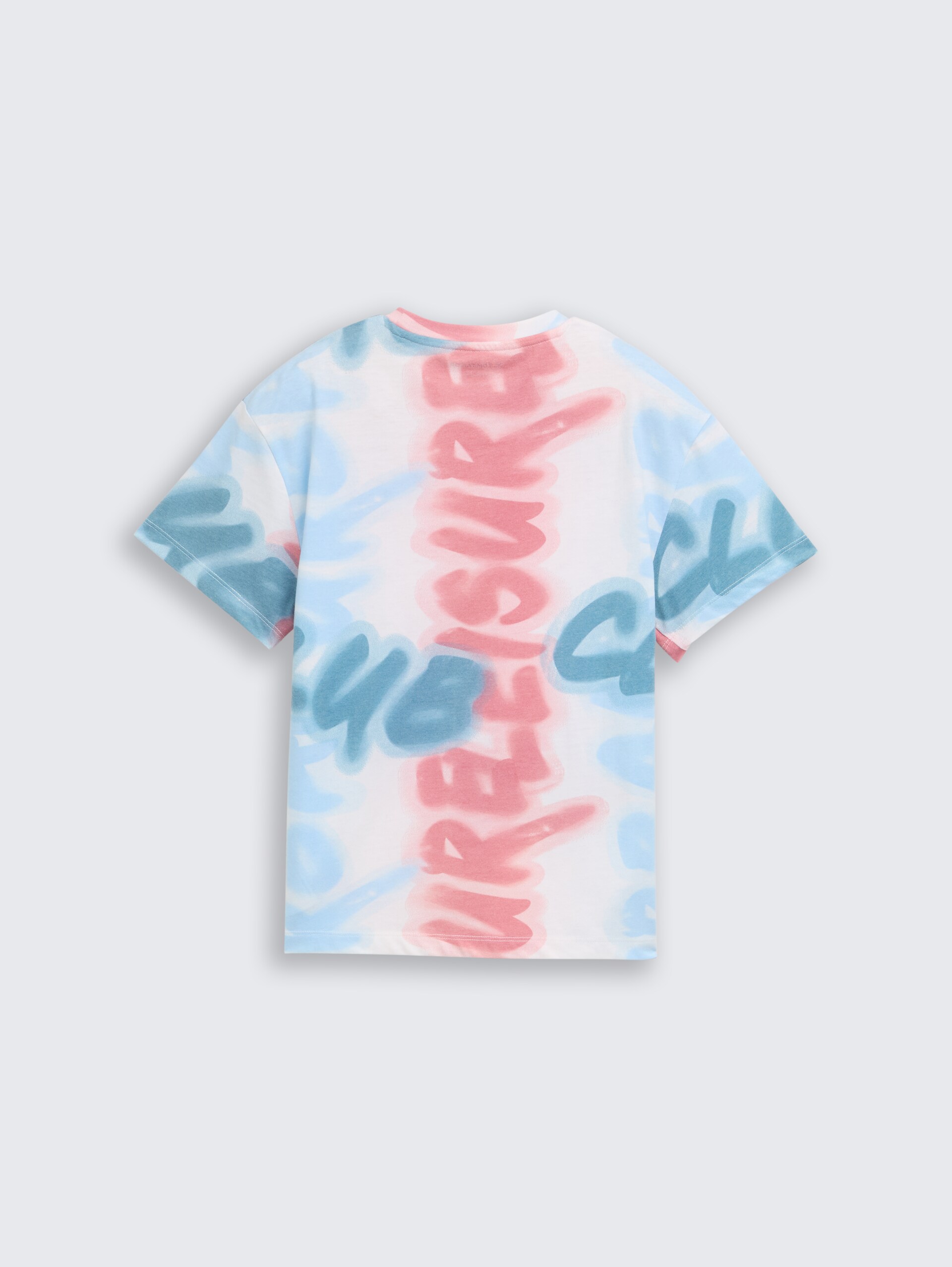 Oversize T-Shirt mit Muster - blurred wording design