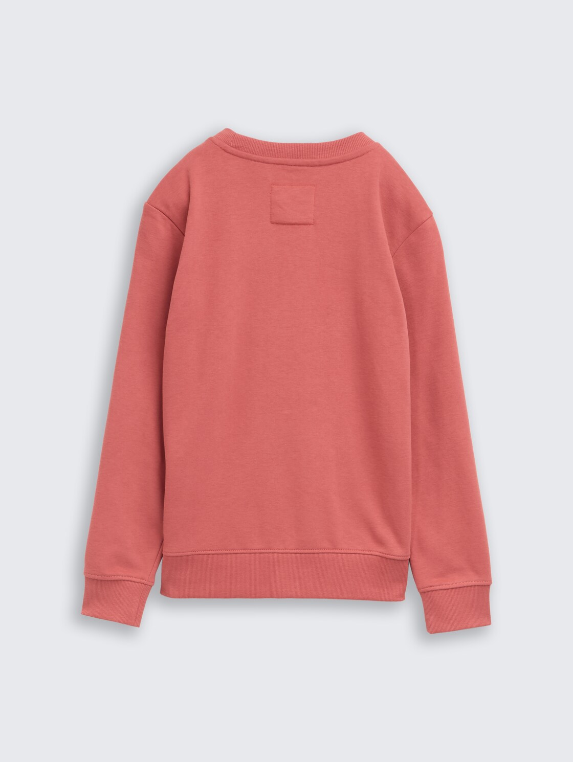 Basic Sweatshirt mit Print - faded red