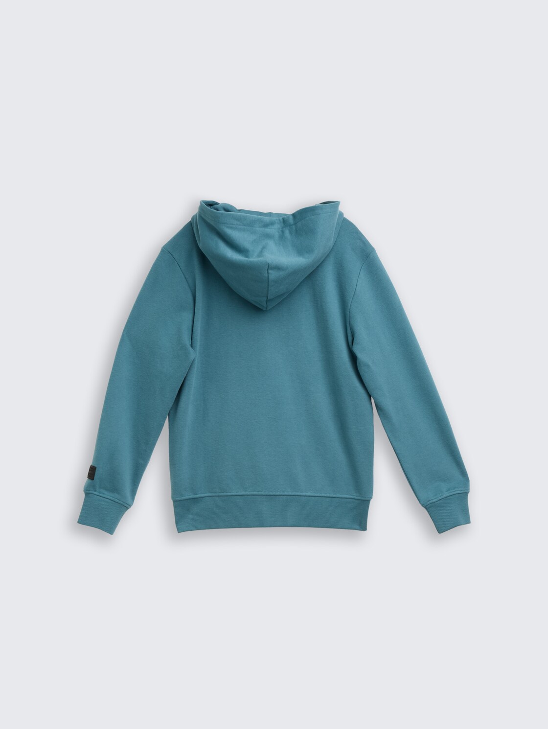 Basic Hoodie Sweatjacke - Pastel Teal