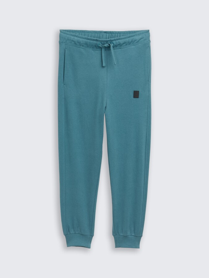 Basic joggingbroek door Teen Boys, Pastel Teal