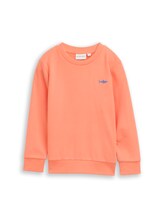 Nicht ausgewählt, Basic Sweatshirt mit Print von , orange