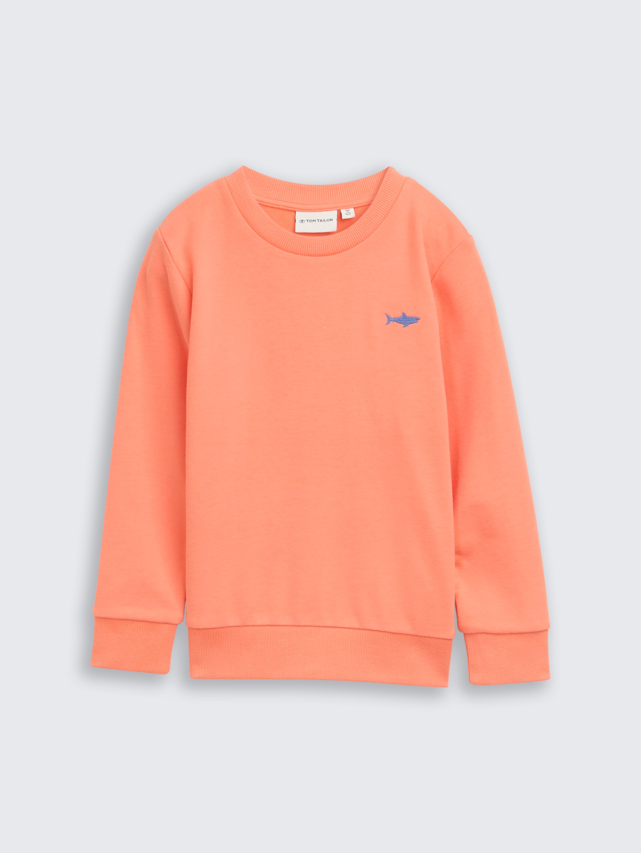 Sweat-shirt basique avec imprimé - bright coral - Vue de face du produit