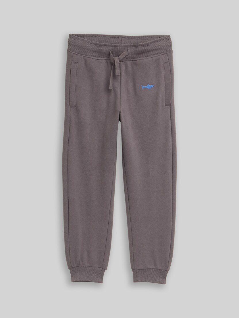 Basic Jogginghose von Mini Boys, dark urban grey