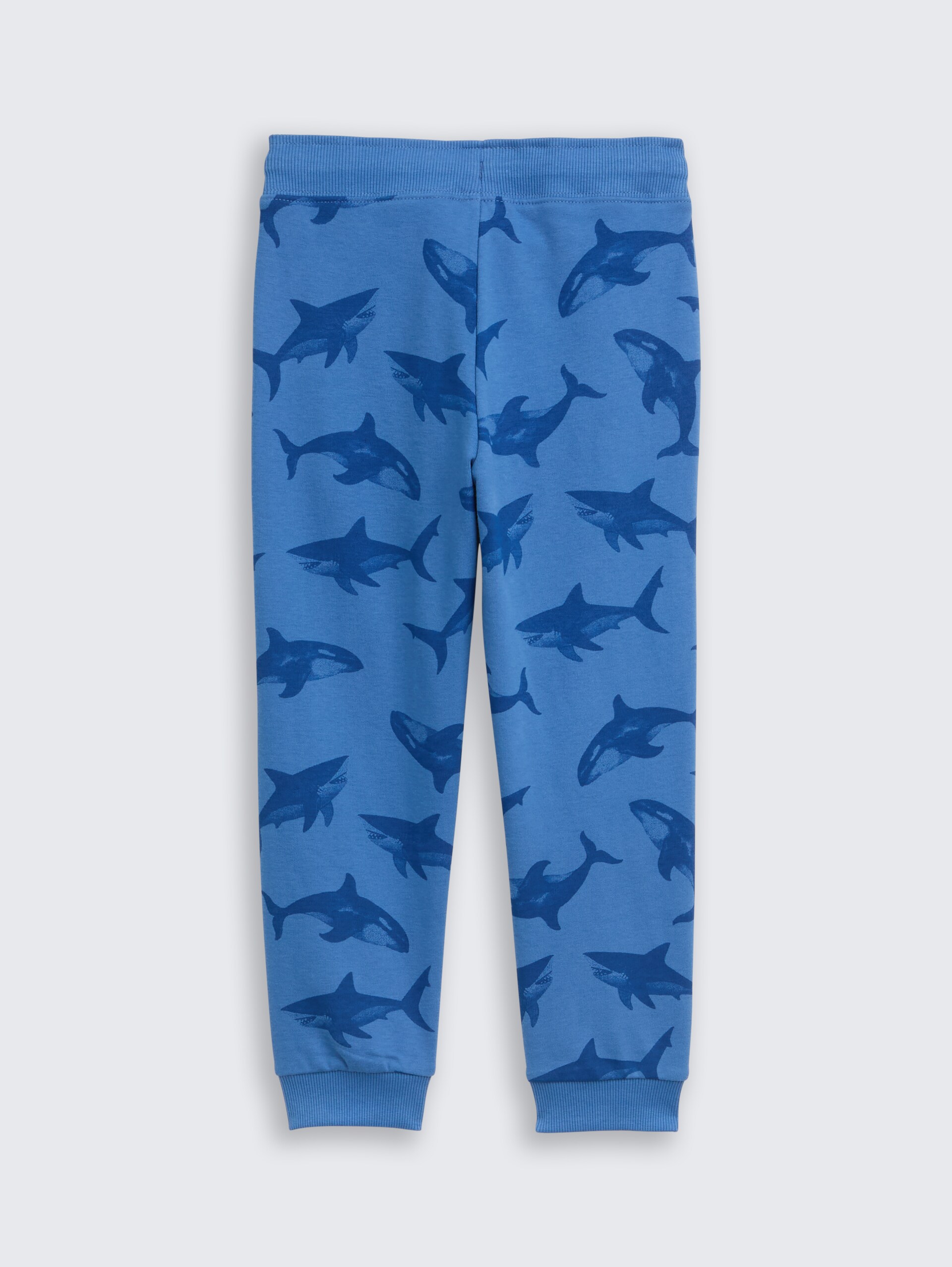 Basic Jogginghose mit Allover-Print - blue shark orca print