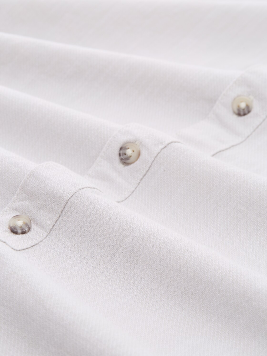 Regular Fit Hemd mit Brusttasche - chalk grey white structure - Material-Ansicht