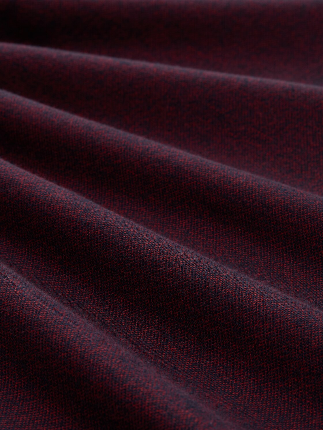 Plus Size - Langarmshirt mit Logo-Badge - red navy grindle structure - Material-Ansicht