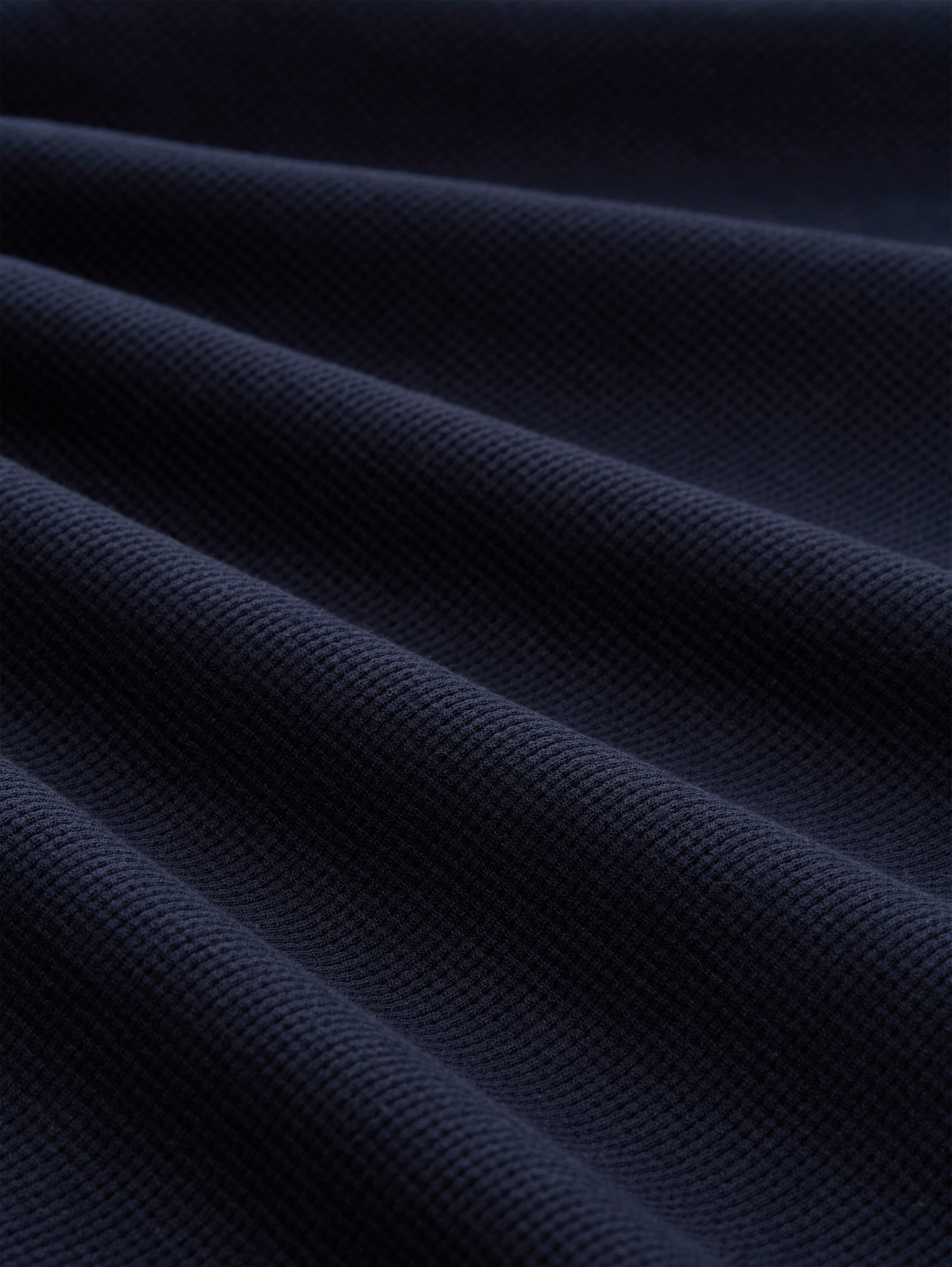 Plus Size - Polo met lange mouwen en wafelstructuur - sky_captain_blue_1 - 