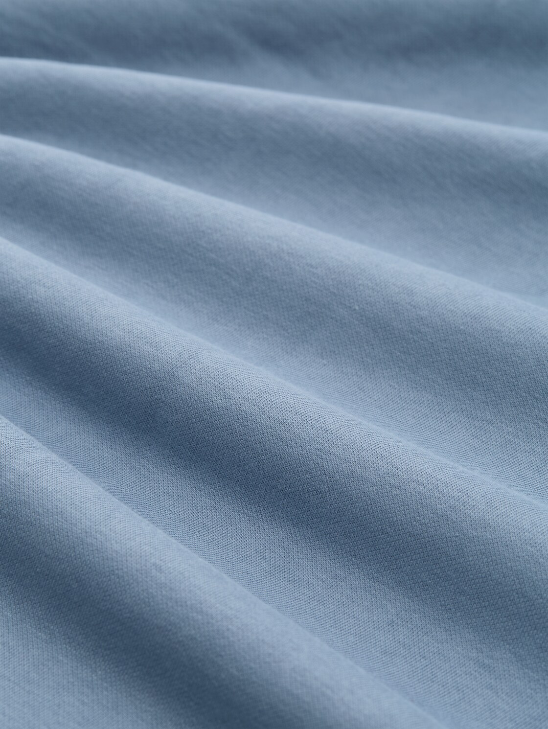 Plus Size - Sweatshirt mit Logo-Print - faded denim blue - Material-Ansicht