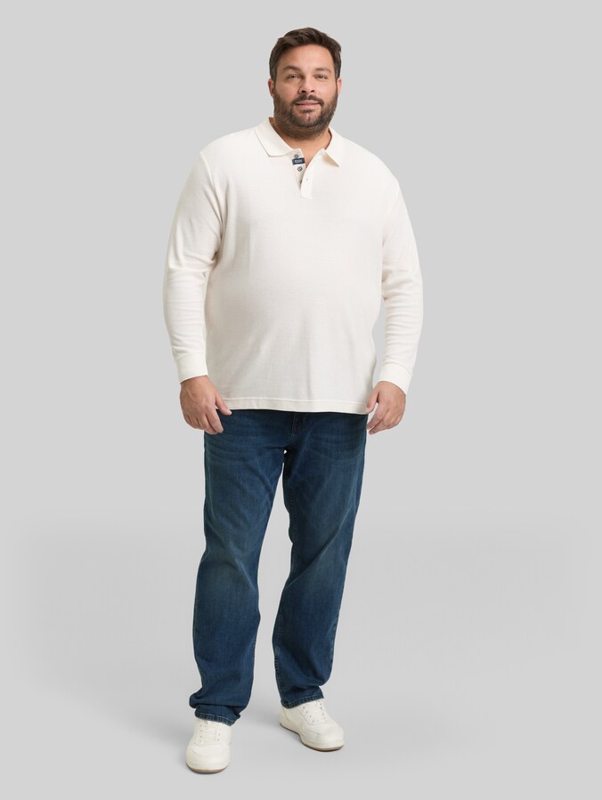 Plus Size - Regular fit jeans door Men Plus Size, mid stone wash denim