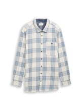 Ausgewählt, Plus Size - Hemd mit Karomuster von Tom Tailor, weiß