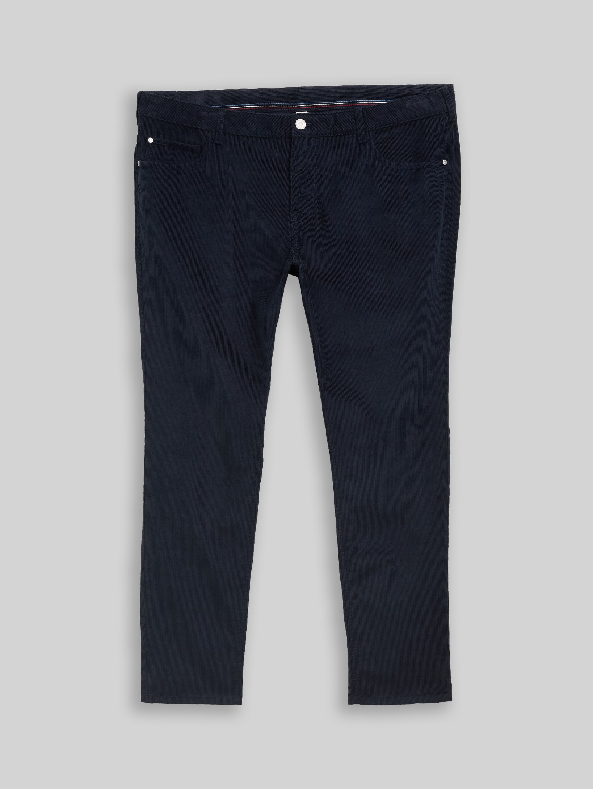 Plus Size - Regular fit corduroy trousers - sky captain blue - Front product view