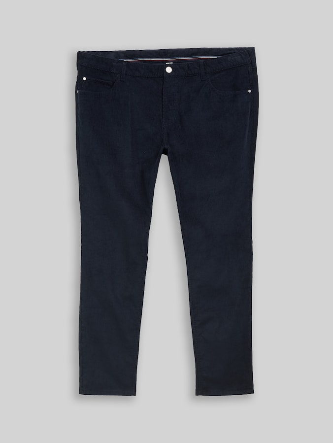 Plus Size - Regular Fit Cordhose von Men Plus Size, sky captain blue