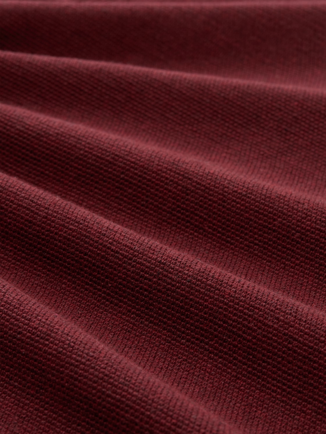 Plus Size - Strickpullover aus Baumwolle - bordeaux melange - Material-Ansicht