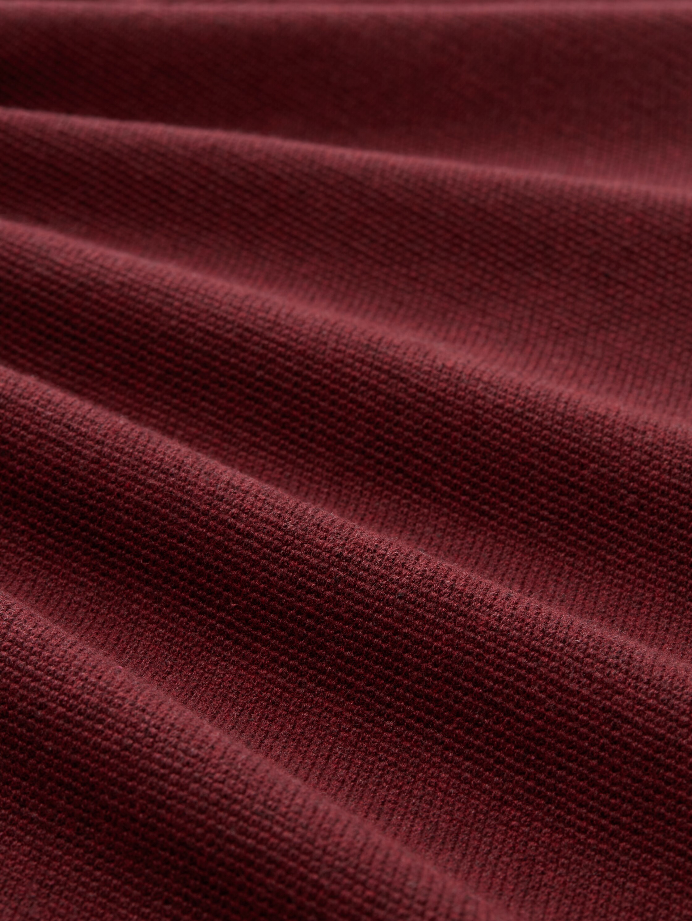 Plus Size - Gebreide trui van katoen - bordeaux_melange - 