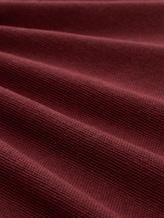 Plus Size - Pull en maille en coton - bordeaux melange - Vue de la matière