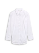 Ausgewählt, Plus Size - Loose Fit Bluse mit Strasssteinen von Tom Tailor, weiß