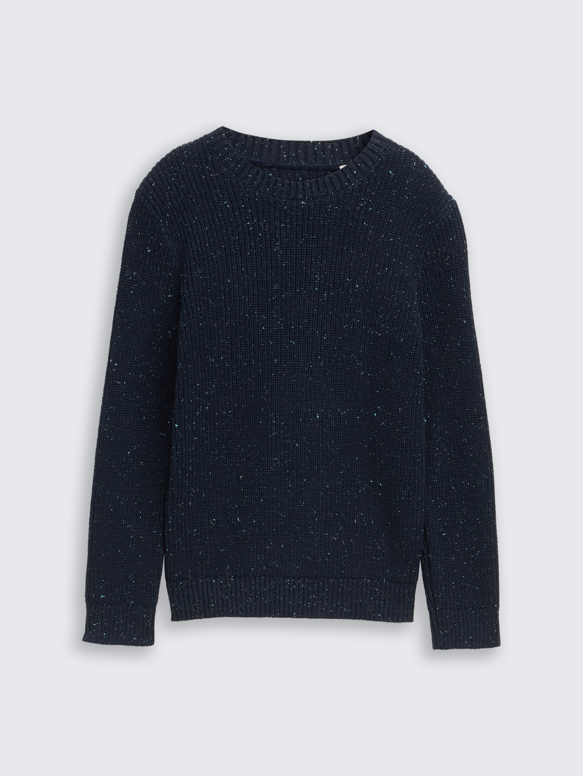 Strickpullover aus Noppengarn - sky captain blue