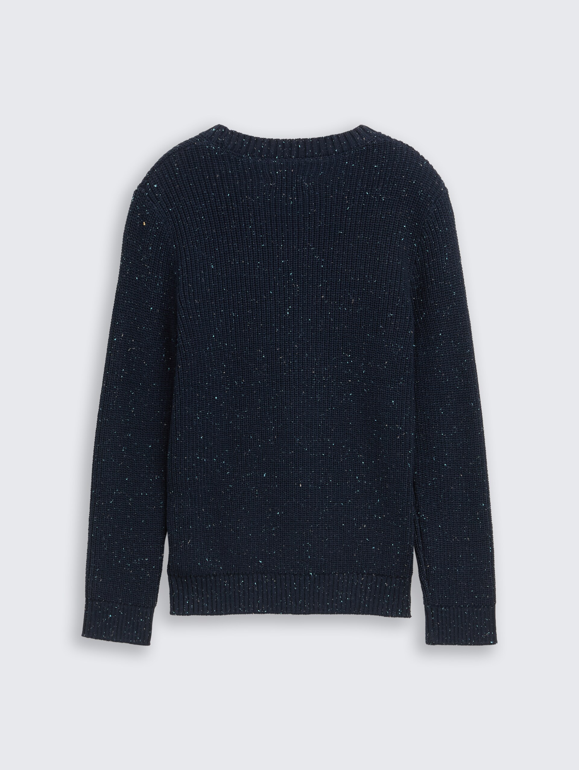 Strickpullover aus Noppengarn - sky captain blue