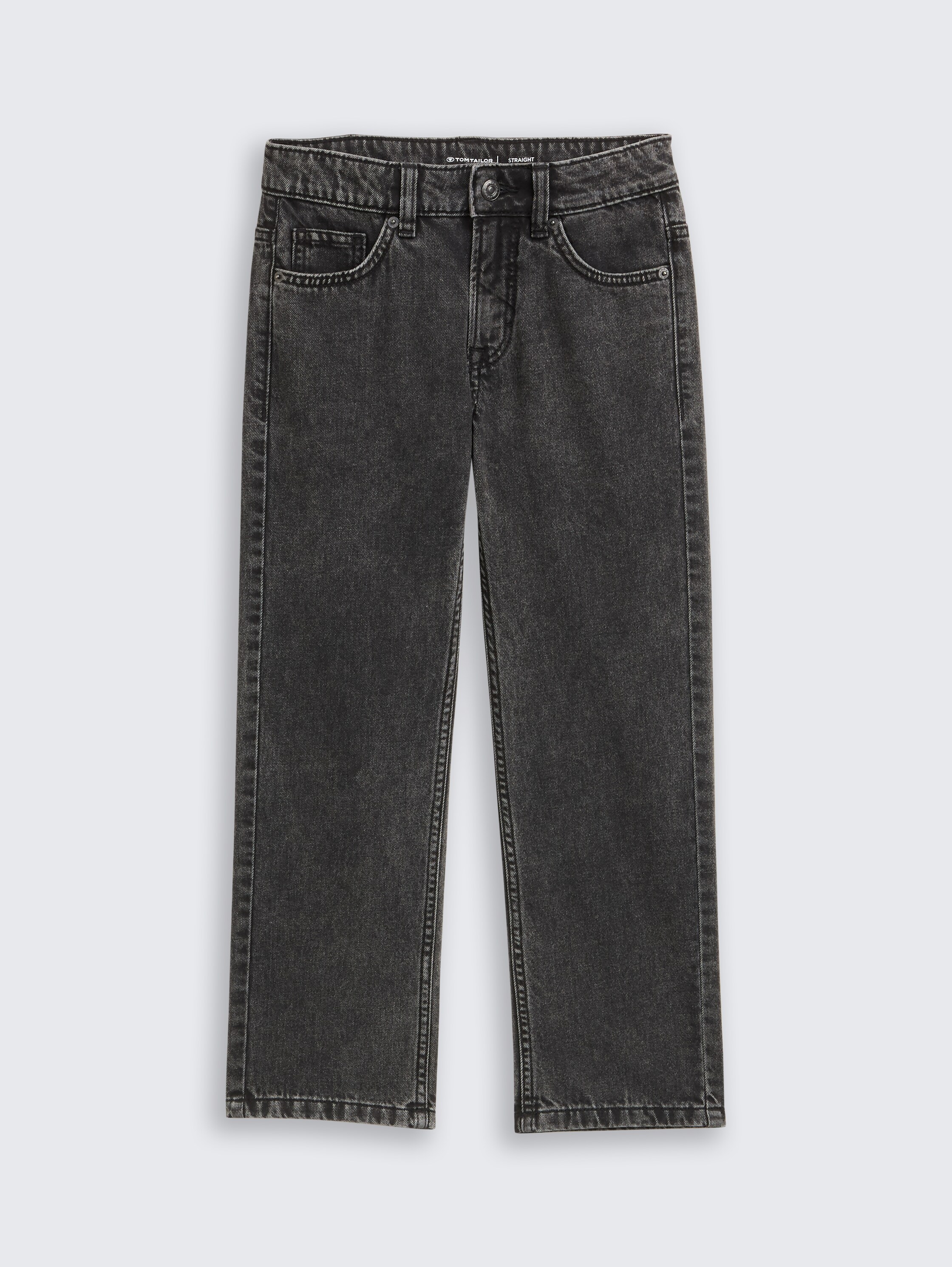Straight Jeans - stone_grey_denim - 