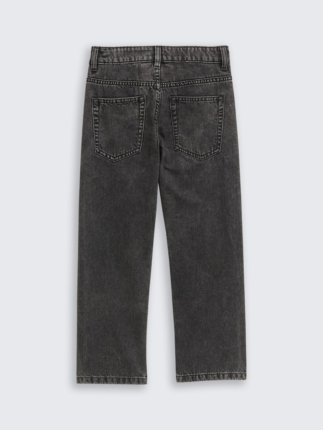 Straight Jeans - stone grey denim