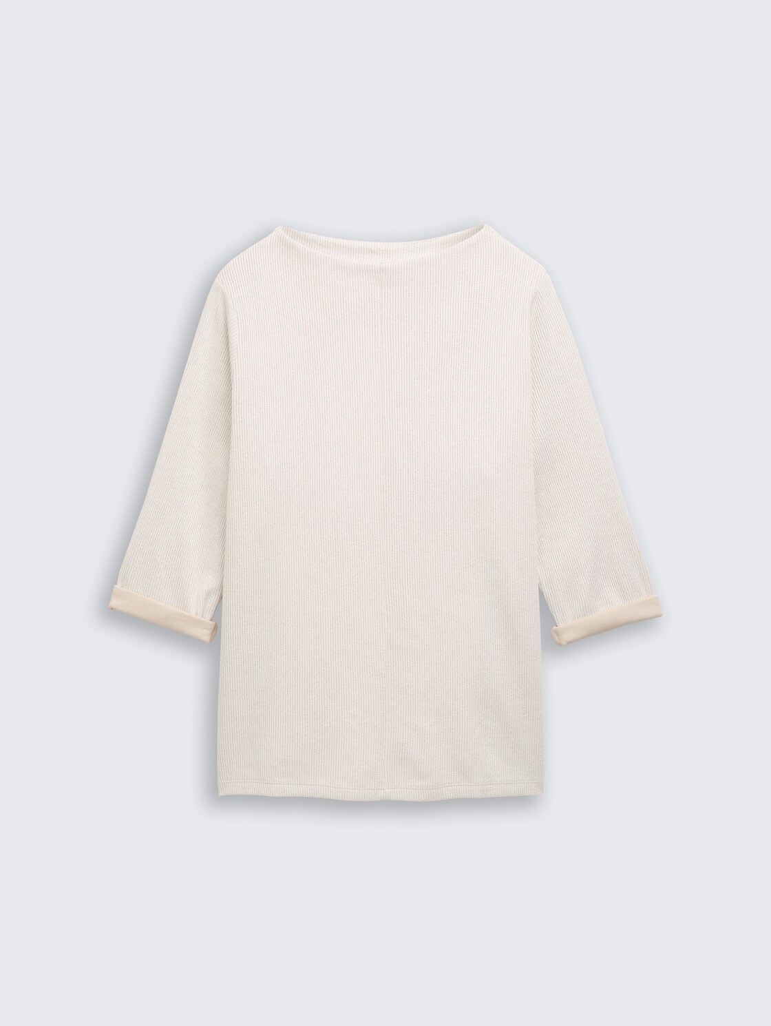 Plus Size - Sweatshirt mit Stehkragen - sand stone beige melange - Vorder-Produkt-Ansicht