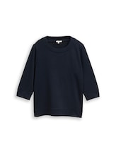 Ausgewählt, Plus Size - Boxy Fit Sweatshirt von Tom Tailor, blau