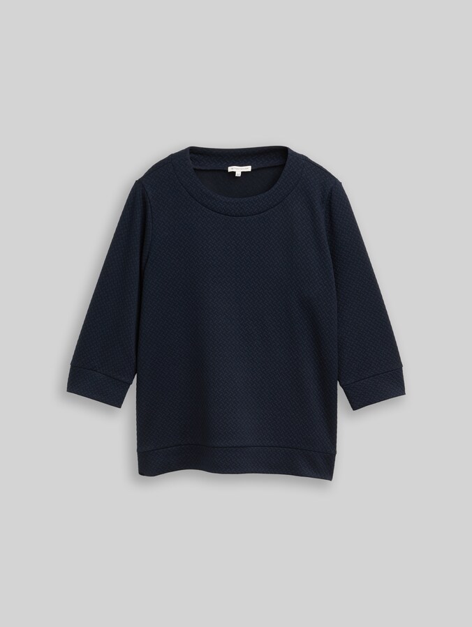 Plus Size - Boxy Fit Sweatshirt von Women Plus Size, sky captain blue