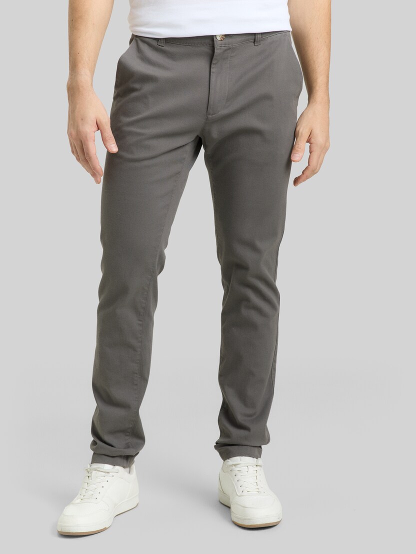 TTTRAVIS SLIM Chino Hose von Men, Castlerock Grey