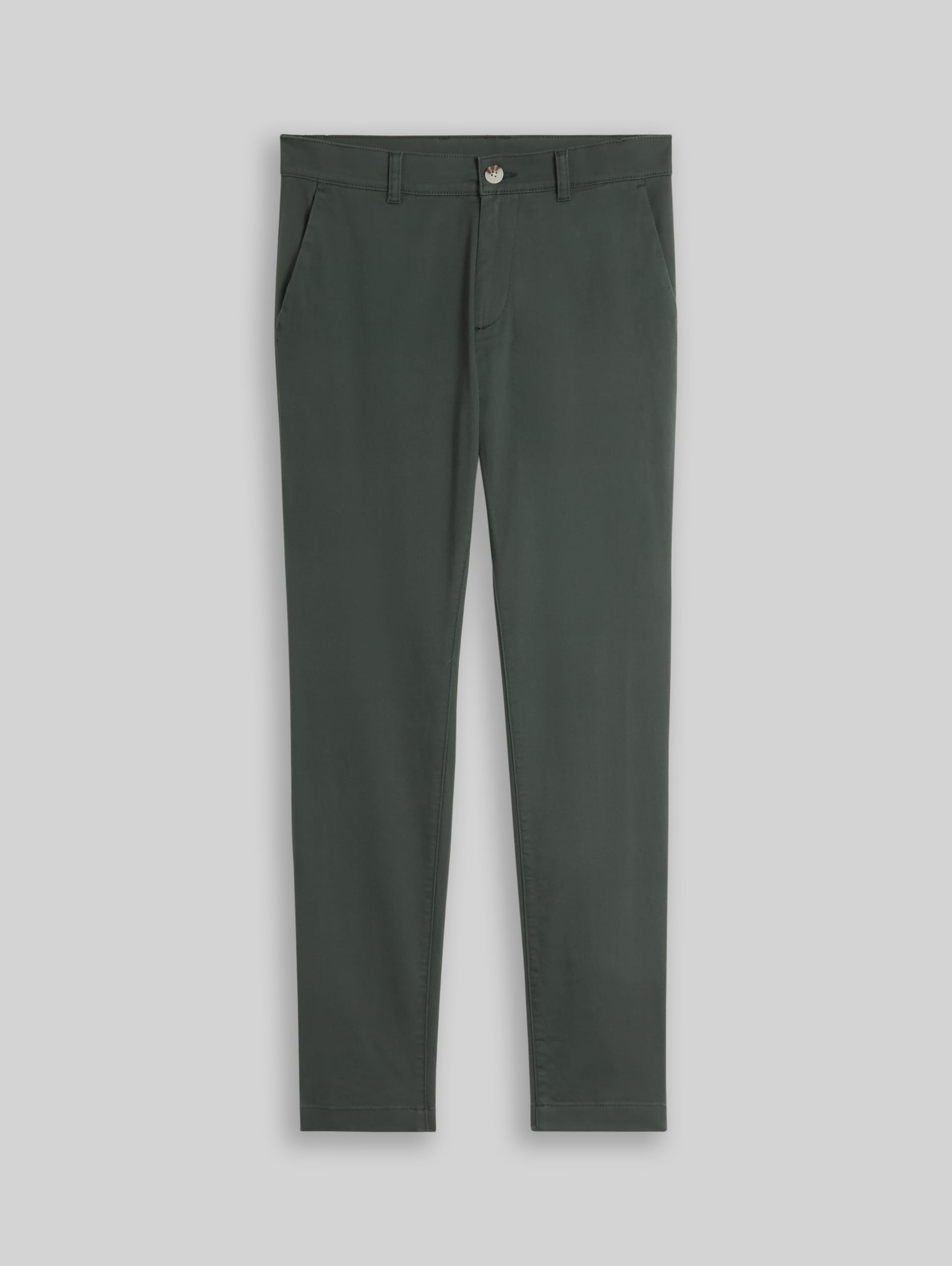 TTTRAVIS SLIM Chino Hose - Darkest Olive - Vorder-Produkt-Ansicht