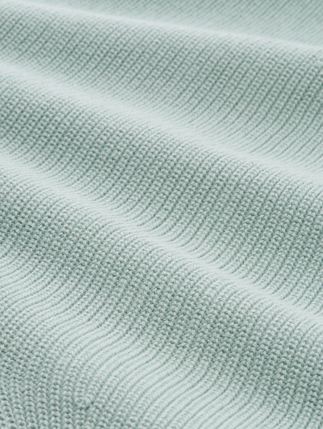 Strickpullover mit V-Ausschnitt - blue haze - Material-Ansicht