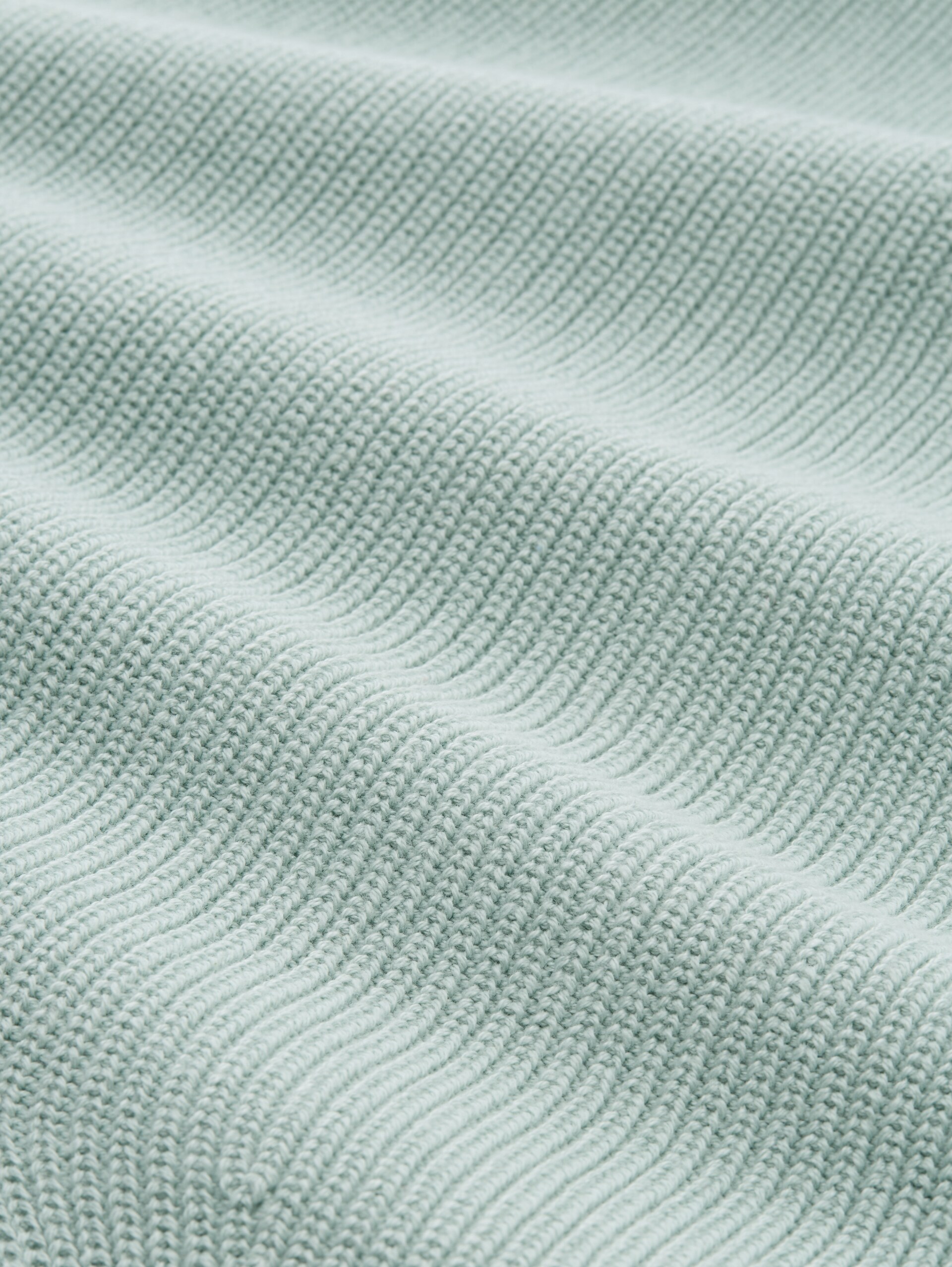 Strickpullover mit V-Ausschnitt - blue haze - Material-Ansicht