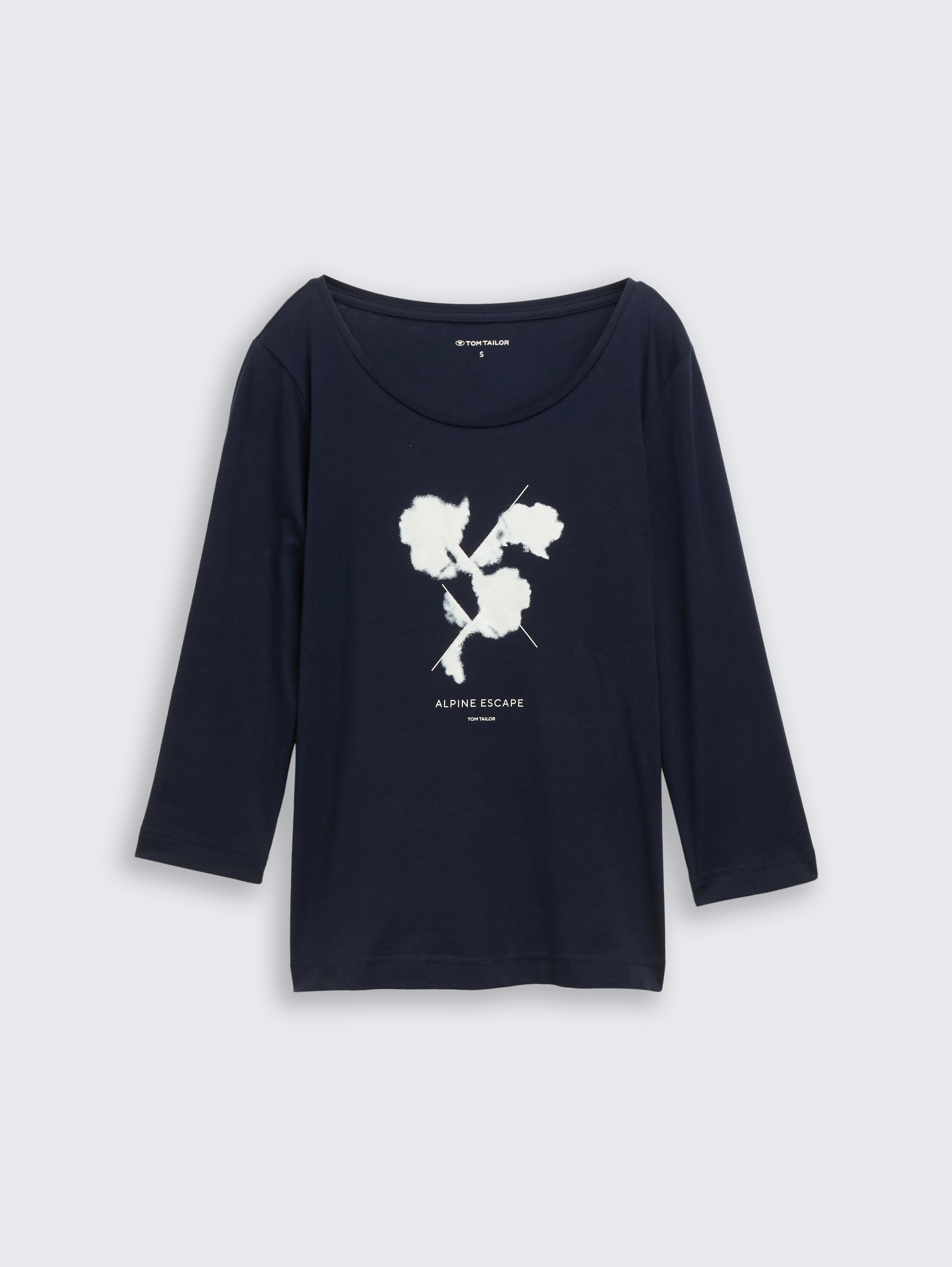 Langarmshirt mit Print - sky_captain_blue_1 - 