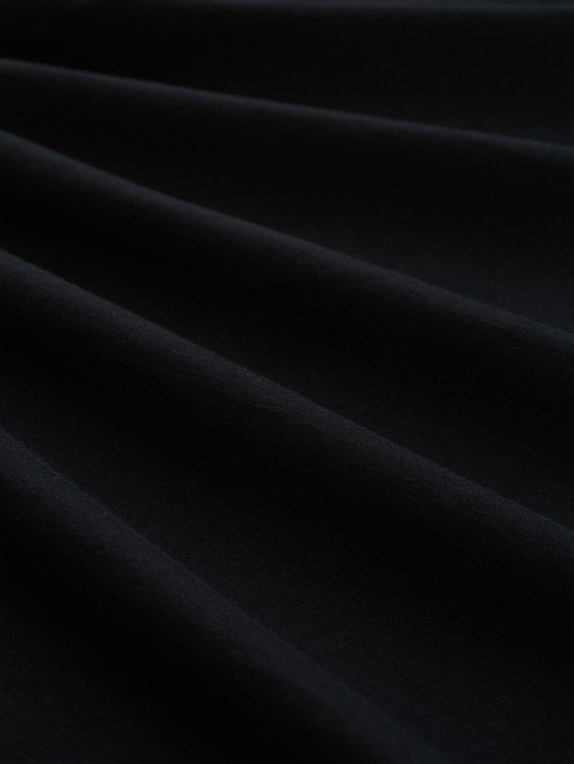 T-shirt met lange mouwen en bedrukt motief - deep black - Materiaalweergave